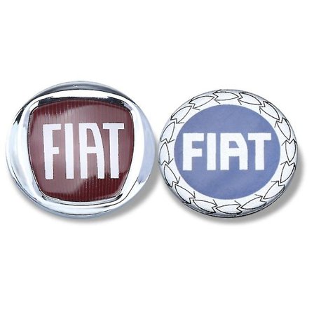Fiat 500:n vanteen keskihattu, 60 mm x 50 mm, D-hattu Stilo, Bravo, Ducato, Freemont - WELLNGS