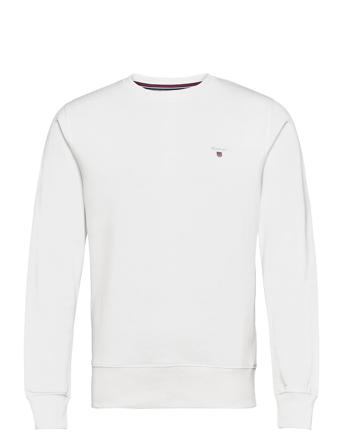 Original C-Neck Sweat Sweat-shirt Genser Hvit GANT