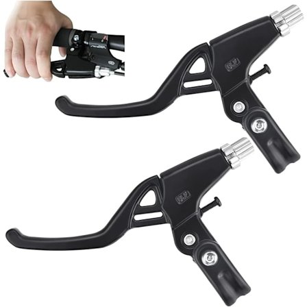 1 par universelle cykel håndbremse stænger, aluminium legering bremse vandrette håndtag til mountainbikes og racercykler, b