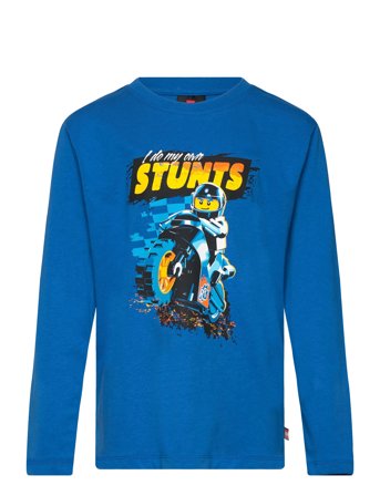 LEGO kidswear Lwtaffy 615 - T-Shirt L/S - Blue - 128