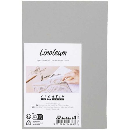 Creativ Company Linoleum 10x15 cm pack of 2
