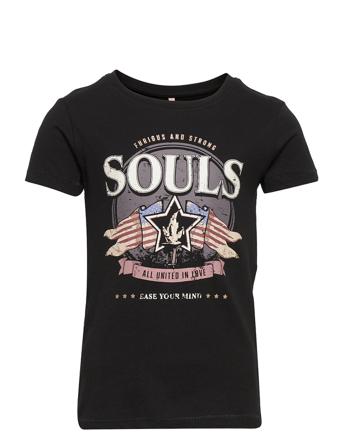 Konjenna Life Fit S/S Top Box Jrs Black Kids Only