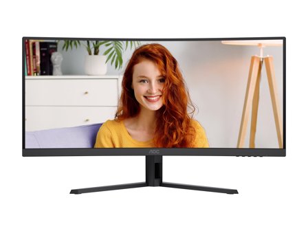 AOC 34tum CU34B3E - 120 Hz välvd 34tum WQHD-skärm för arbete & underhållning