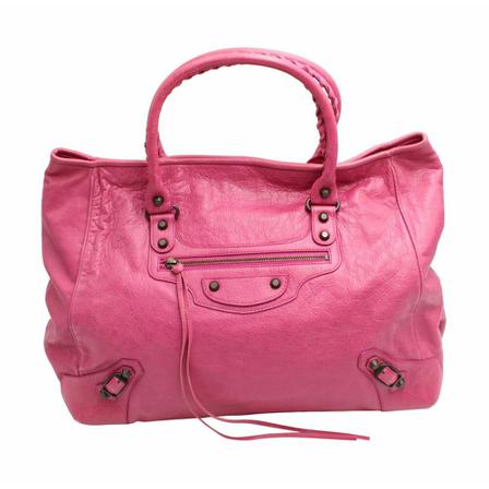 Balenciaga Vintage Tote Tass , Roze , Dames , Maat: ONE Size Vintage Tassen