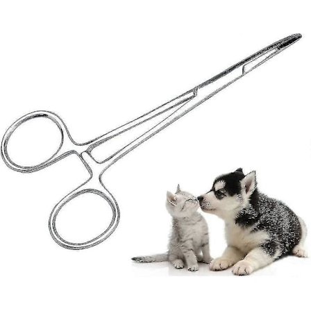 Pet Øre Låsende Tang Hund Øre Hår Trækker Groomers Saks Hund Pels Plukning Låsende Pincet, God