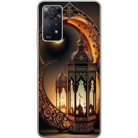 Yhteensopiva Puhelinkuori Xiaomi Redmi Note 11 Pro 5G Lähikuva kissan silmästä, jossa on intensiivinen sininen värikudos ja yksityiskohtainen turk