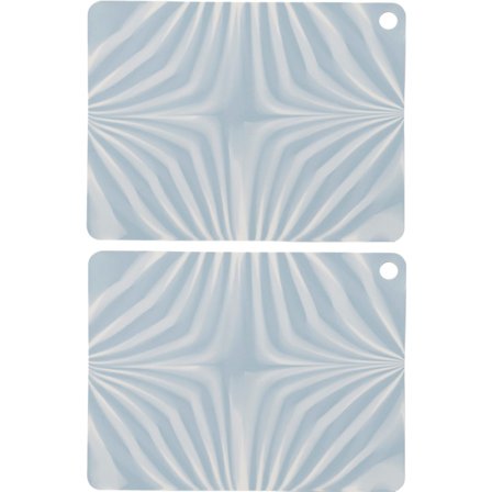 Oyoy living design Zebura tabletit 2 kpl, sininen/valkoinen