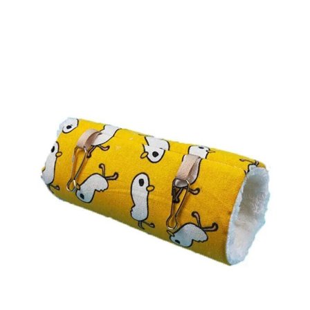 Kæledyrstunnel Hængekøje Linned Plys Bomuld Bur Hængende Marsvin Hamster Varm Søvn