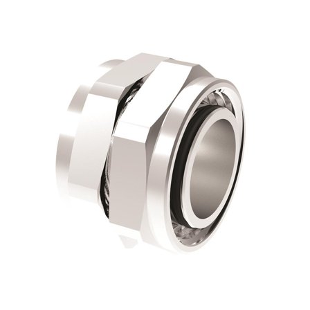 Vatette V6 Dubbelmutter förkromad, 22 mm rördiameter, Installation