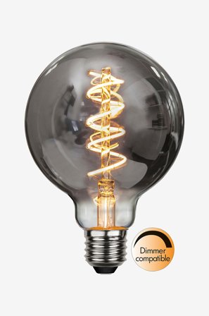 Star Trading - E27 G95 Decoled Spiral - Musta - Valonlähteet & lamput - - Homeroom