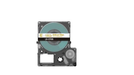 Epson LabelWorks LK-5TKN - tapepatron - metallisk - 1 kassett(er) - Rull (1,8 cm x 9 m)