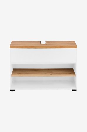 Loft24 - Tvättställsskåp Thessa 80 1 Flip - Vit - Badrumsmöbler - Från Homeroom