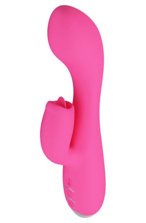 Kjøp Pretty Love Doreen Pink - Rabbitvibrator med roterende tunge | God pris