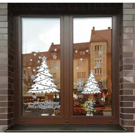 Juledekorationer Julemærkater Vinduesdekorationer Jul DIY