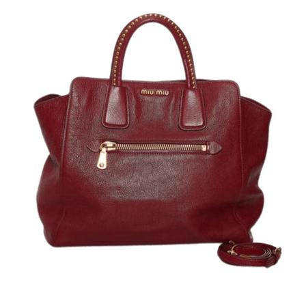 Miu Miu Pre-owned, Handbag Rood, Dames, Maat:ONE Size