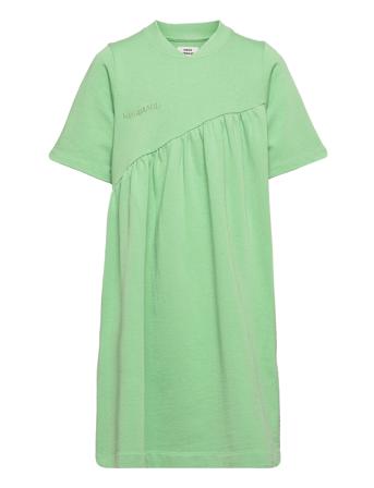 Washed Organic Drexia Dress Dresses & Skirts Dresses Casual Dresses Short-sleeved Casual Dresses Grønn Mads Nørgaard