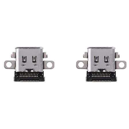 2x opladningsport Type-c oplader sokkel stik udskiftning reparation del til Switch Ns 2017 konsol