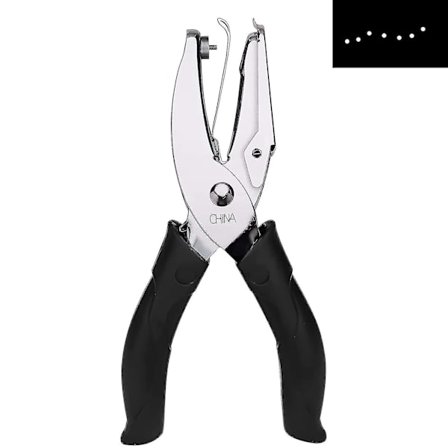 1mm Hålslag Hålslagare Pappershålslagare Med Rosa Grepp För Papper (liten Cirkel)