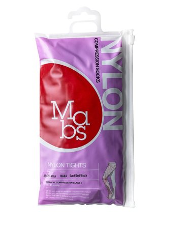 Mabs Nylon Strømpebuks Mama Sort Sort L, Tøj & Bolig, Tøj, Strømpebukser