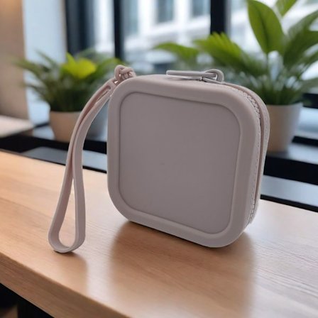 Vattentät plånbok Myntväska Mini Zipper Silikon Organizer Travel Pouch Hörlursväska