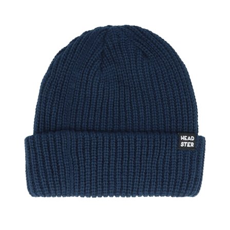 Kinder Headster - Blau cuff Mütze - Kinder Minimal Beanie True Indigo Cuff @ Hatstore