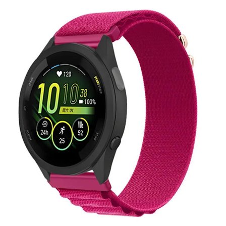 Alpine Nylonarmband för Garmin Forerunner 265 165 55 965 22mm 20mm ersättningsarmband Garmin Vivomove Trend/Venu 3 correa