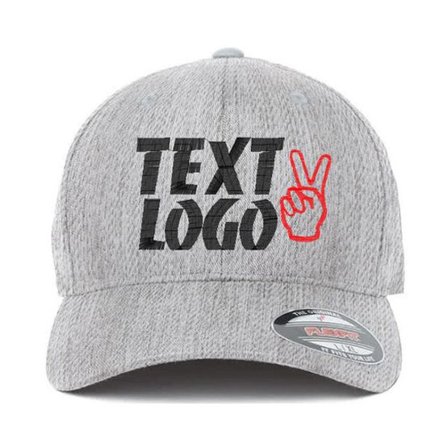 Flexfit - Svart Keps - Skapa din egen flexfit-keps - Custom Made @ Hatstore