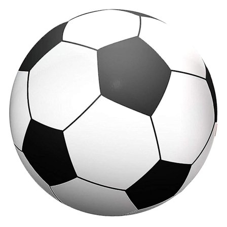 Stor Strandbold, Kæmpe Strandbold, Regnbuefarvet Bold til Fodbold [DmS]