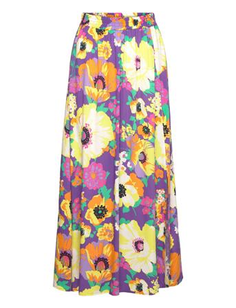 Yasspectrum Hw Ankle Skirt S. Langt Skjørt Lilla YAS*Betinget Tilbud