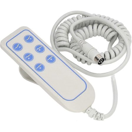 Moottorisängyn kaukosäädin, universaali 6 painikkeen kaukosäädin korvaava 8-napaisella liittimellä sängyn nostamiseen