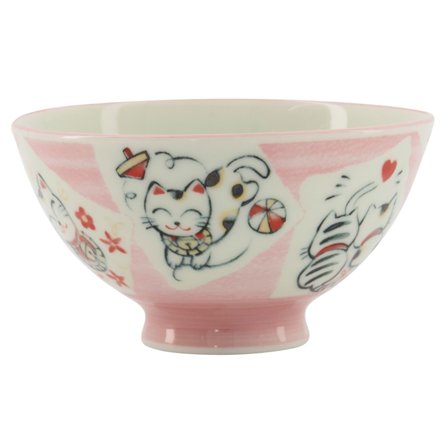 Tokyo design studio Kawaii skål 11 cm, cat pink | KitchenOne