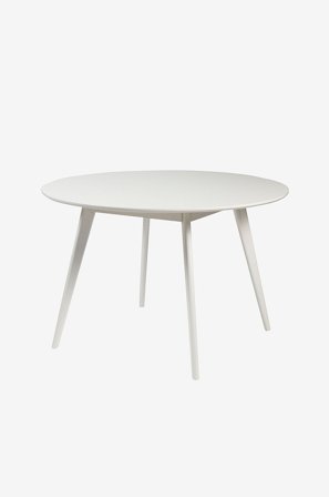 Rowico Home - Matbord Yumi ø 115 cm - Vit - Matbord - One size - Från Homeroom