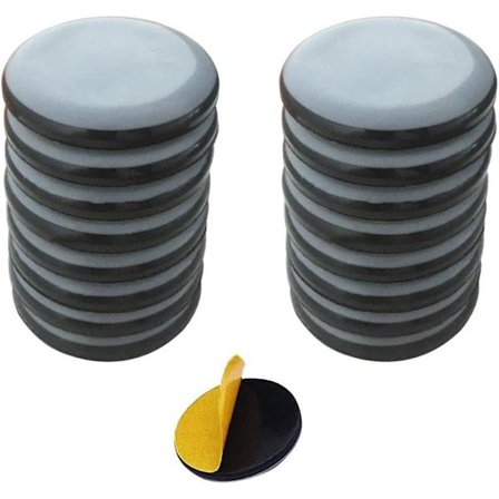 16 Møbelglidere 40mm, Flyttepuder Silikone Møbelglidere til Sofa Tæppe Tunge Genstande Nem Flytning, Selvklæbende Runde Møbelglidere