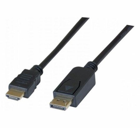 EXC Displayport 1.2 to hdmi 1.4 cord | DisplayPort - HDMI | Max 3840x2160 | Black | 2m