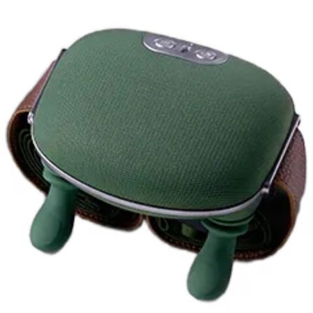 Bionic Oppvarmet Massasjeapparat, Trådløs Bærbar Shiatsu Nakke- og Ryggmassasje, Elektrisk Dypvevsmassasje