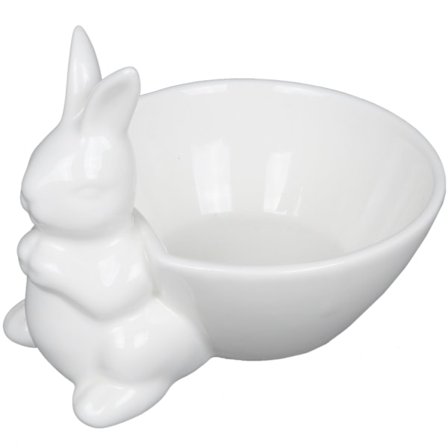 Porslins Skål Påskhare - 8 pack