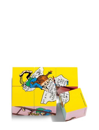 Pippi Pusselklossar, 6 Bitar Patterned Micki Leksaker