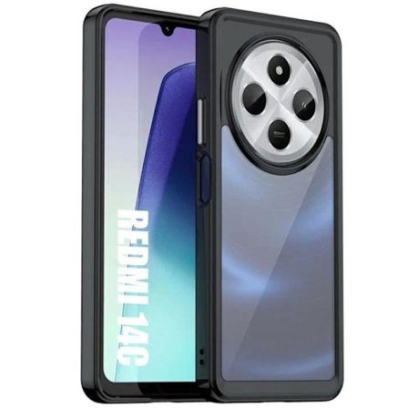 Beskyttelsescover - E.F.CONNECTION - til Xiaomi Redmi 14C - Hård - Gennemsigtig - Ridseresistent