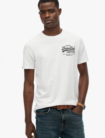 Superdry Tokyo Relaxed Tee - White - XL