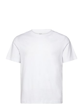 Weekday Short Boxy Heavyweight T-Shirt - White - XL