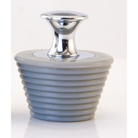 Universal Badekar Aftapning Stop, Badekar Aftapning Udskiftningstilbehør, Gummi Aftapning Stop til Badekar og Badeværelsesvaske (Krom)