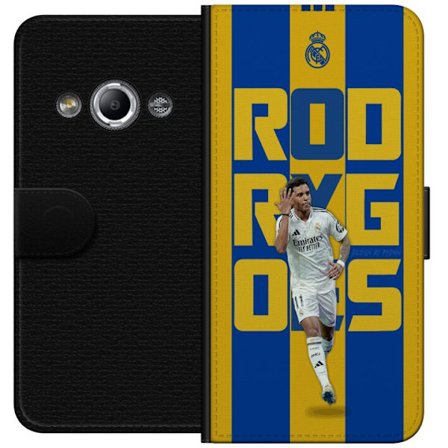 Kompatibel Tegnebogsetui til Samsung Galaxy Xcover 3 Rodrygo Real Madrid Brasilien fodbold angriber teknisk hurtig kreativ offensiv spiller der udvikl