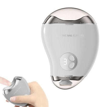 2025 Senaste Modell Elektrisk Nagelslip för Personer Mangoform Tånagelklippare 3-Hastigheter Dubbelhuvud Trimning Nagelvässare Vuxna Nagel Cu
