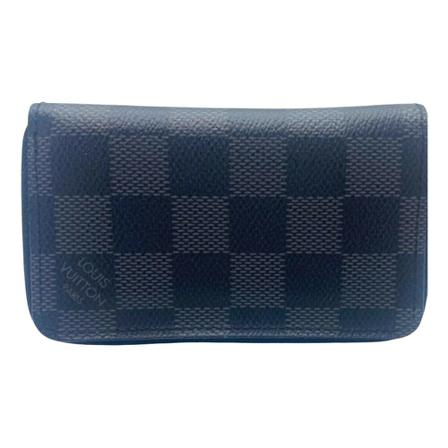 Louis Vuitton Vintage, Wallets Cardholders Zwart, Heren, Maat:ONE Size