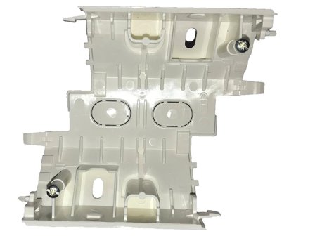 Elko Plus Keskikappale kulmarasiaan, valkoinen, Kytkimet & pistorasiat