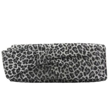 Christian Louboutin Pre-owned, Pre-owned Polyester clutches Zwart, Dames, Maat:ONE Size,leopard
