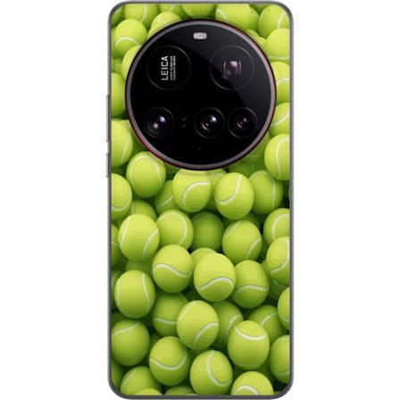 Kompatibelt Mobildeksel til Xiaomi Xiaomi 15 Ultra Mønster av grønne tennisballer i høy detalj, sporty motiv med repetisjonstekstur og sterke farge