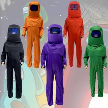 Among Us Jumpsuit Halloween Cosplay Anime Game Rollspel Dress Up