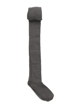 Wool Rib Tights Socks & Tights Tights Grå Mp Denmark