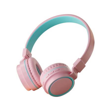 Trådlösa hörlurar HiFi-ljudkvalitet Bluetooth Fungerar med brusreducering Rosa